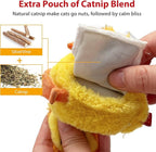 PETGEEK GiGwi Chirping Bird Cat Toys Realistic Bird Plush Toy - Perfect Melody Chaser Toys for Bored Indoor Adult Cats - Includes Hanging Loop for Cat Dancer (Chicken, Upgrade Flapping)