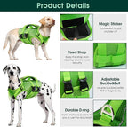 Kuoser Dog Life Jacket High Flotation, Reflective Dogs Life Vest for Swimming Boating, Adjustable Small Medium Large Dog lifejacket, Lightweight Dogs Life Preserver Rescue Handle Spring Summer Pool