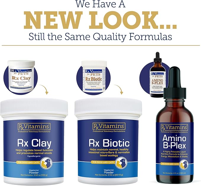 Rx Vitamins Formula CV for Dogs & Cats - Cat and Dog Heart Health - Feline & Canine Cardiac Support - 90 ct