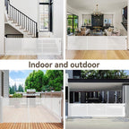 138 Inch Reinforced Retractable Baby Gates Extra Wide, Uamector Mesh Baby Gate or Dog Gate,Toddler Pet Retractable Gate Adjustable Length for Large Openings Stairs Doorways Hallway Indoor Outdoor