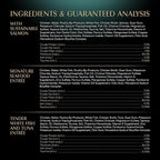 Sheba Perfect Portions Wet Cat Food Pate with Sustainable Salmon, Signature Seafood Entree, and Tender White Fish and Tuna Entree Variety Pack, 2.6 oz. Twin Pack Trays (24 Count, 48 Servings)