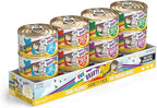 Weruva B.F.F. OMG - Best Feline Friend Oh My Gravy, Yahoo Yellows Variety Pack, 2.8oz Can (Pack of 12)
