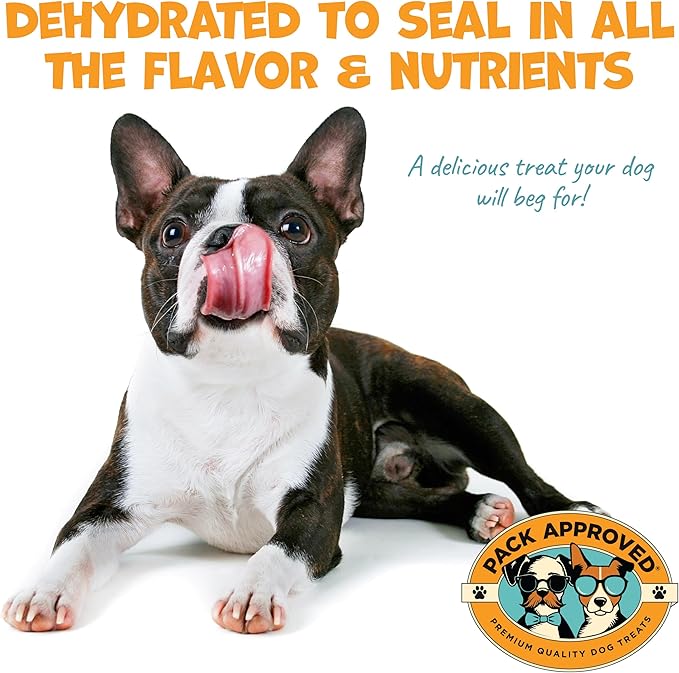 Beef Heart for Dogs - Dehydrated Beef Jerky Dog Treats - Single Ingredient Treat for Training or Reward - 100% Natural Treats - 3.5oz