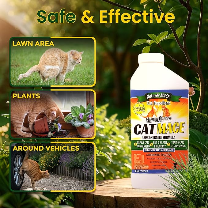 Nature's Mace Cat Repellent 40oz Concentrate