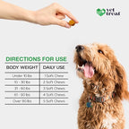 Dog Multivitamin Chewable with Glucosamine & Salmon Oil – Made in USA – Puppy & Senior Supplement – 120 Chews – Daily Wellness Support for Joints, Immune System, Skin & Coat, Heart & Digestion