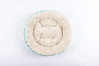 Love's cabin Round Donut Cat and Dog Cushion Bed, 20in Pet Bed for Cats or Small Dogs, Anti-Slip & Water-Resistant Bottom, Super Soft Durable Fabric Pet Beds, Washable Luxury Cat & Dog Bed Blue