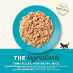 Applaws Natural Wet Kitten Food, Limited Ingredient, Grain-Free, Protein with No Artificial Additives, Tuna Fillet in Broth (6 x 2.47oz Cans)