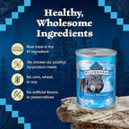 Blue Buffalo Wilderness Denali Dinner Wet Dog Food, High-Protein & Grain-Free, Made with Natural Ingredients, Wild Salmon, Venison & Halibut, 12.5-oz. Can (12 Count)