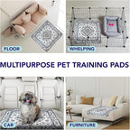 PUPIBOO Washable Pee Pads for Dogs and Cats - Super Absorbent Reusable Puppy Training Pads - 100% Waterproof, Leak-Proof & Non-Slip Whelping Pads for Pet Housebreaking