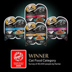 Sheba Gravy Indulgence Adult Wet Cat Food Beef Entree and Chicken Entree in Extra Gravy Variety Pack, 2.6 oz. Twin-Pack Trays (12 Count, 24 Servings) (Pack of 2)