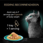 Sheba Gravy Indulgence Adult Wet Cat Food Whitefish Entree in Extra Gravy, 2.6 oz. Twin-Pack Trays (24 Count, 48 Servings)