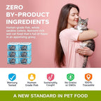 Wet Cat Food Canned Tuna Cutlets in Gravy, 100% Mercury-Tested, Moist Can Fish for Cats, Grain-Free, Protein, Non-GMO, Pack of 12