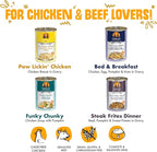 Weruva Classic Dog Food, Variety Pack, Baron's Batch, Wet Dog Food, 14oz Cans (Pack of 12), Multi