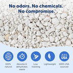 PetSafe ScoopFree Premium Fragrance-Free Natural Cat Litter - Long-Lasting Litter - High Absorbency & Low-Tracking Design - Non-Clumping Pebbles - 8 lb Bag