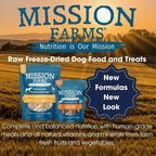 Mission Farms Freeze-Dried Raw Formula Dog Food (14 Oz, Beef & Pumpkin)