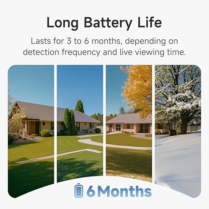 Noorio Solar Security Cameras Wireless Outdoor, 4-Pack 1080P Battery Powered Magnetic Outdoor Camera with AI Motion Detection, 2.4G WiFi Home Security Camera Color Night Vision, Local Storage