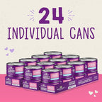 Stella & Chewy's Carnivore Cravings Purrfect Paté - Premium Grain-Free Wet Cat Food - Chicken & Salmon Recipe - High Protein with Bone Broth - Perfect for Picky Eaters - 2.8oz Cans (24 Pack)