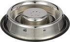 Neater Pet Brands Stainless Steel Slow Feed Bowl - Non-Tip & Non-Skid - Stops Dog Food Gulping, Bloat, Indigestion, and Rapid Eating (3 Cup)