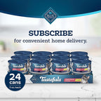 Blue Buffalo Tastefuls Flaked Wet Cat Food, Made with Natural Ingredients, Salmon, 3-oz Cans (24 Count)