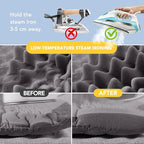 Deconovo Orthopedic Dog Bed for Medium & Large Dogs – Supportive Memory Foam with Washable Cover, Non-Slip Base – Comfort for Senior, Arthritic & Active Pets, White and Grey Side, 44" Lx32 Wx3 Th
