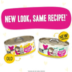 Weruva B.F.F. Play - Best Feline Friend Paté Lovers, Aw Yeah!, Chicken, Duck & Turkey Take a Chance with Chicken, Duck & Turkey, 5.5oz Can (Pack of 8)