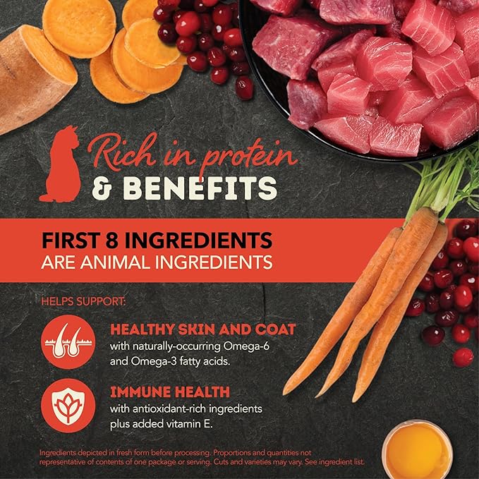 ACANA Chunks in Broth Wet Cat Food Beef & Tuna Recipe 3oz Cans (12 Count)