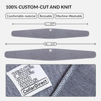 Dog Sling Carrier for Small Dogs - Anti-Anxiety Cat Sling, Puppy Pouch - Pet Sling in Gray Black Blue Green Pink Yellow (Gray, Standard)