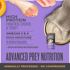 Tiki Cat Solutions Light Mousse, Chicken, Turkey & Pumpkin, Formulated to Support Healthy Trim and Fit, Functional Wet Cat for Adult Cats, 2.4 oz. Pouch (12 Count)