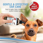 PetSilver Dog Ear Cleaner Solution – Gentle Ear Wash for Dogs and Cats with Chelated Silver – Otic Rinse Formula Targets Wax Buildup, Smelly Odor, and Itchy or Irritated Areas - Made in USA - 8 fl oz