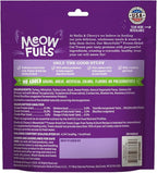 Stella & Chewy's Meowfulls Freeze Dried Cat Treats - Turkey & Duck Recipe - Raw Protein with Probiotics & Salmon Oil - 1 Calorie Per Treat - 1.5 oz