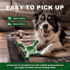 Tough Dog Chew Toy for Aggressive Chewers – Durable Bacon Flavored Nylon Bone for Large Dogs, Fillable Dental Toy for Teething, Indoor Chewing & Crate Training, Boredom Relief Gift