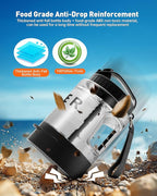 Portable Dog Water Bottle Bowl - 77 oz Travel Water Bowl Dispenser for Dogs Leak Proof, Suitable for Large Pet Drinking, A Must Have for Outdoor, Camping, Walking, Beach, Hunting, and Other Scenes