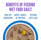 Weruva B.F.F. OMG - Best Feline Friend Oh My Gravy!, Love Munchkin! with Chicken & Pumpkin in Gravy Cat Food, 2.8oz Can (Pack of 12)