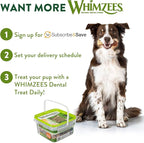 Whimzees Wellness Variety Pack Dog Dental Treats, Natural Chews, Medium Size, (28 Count)