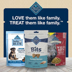 Blue Buffalo Bits Soft Dog Treats for Training, Made With Natural Ingredients & Enhanced with DHA, Turkey Recipe, 4-oz Bag