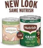 Nutrish Grain Free Real Chicken & Apple Recipe Premium Paté Wet Dog Food, 13 oz. Can, 12 Count, Packaging May Vary (Rachael Ray)