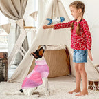 Turtleneck Pet Sweaters for Dogs Boys or Girls,Color Inlay and Moving Needle Pattern Dog Sweater,Pet Clothes,Dog Sweaters,Suitable for Various Breeds Dogs or Sizes(Pink Group,2XL)