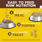 Primal Freeze Dried Puppy Dog Food, Pronto Mini Nuggets; Scoop & Serve, Complete & Balanced Meal; Also Use As Topper or Treat; Premium, Healthy, Grain Free, High Protein Raw Dog Food (16 oz, 2-Pack)