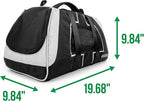 Sherpa Forma Frame Crash-Tested Travel Pet Carrier, Airline Approved & Guaranteed On Board - Black, Medium