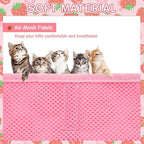 PUPTECK Soft Mesh Cat Vest Harness and Leash Set Puppy Padded Pet Harnesses Escape Proof for Cats Small Dogs Rabbits Bunny