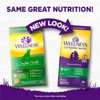 Wellness Complete Health Dry Dog Food with Grains, Made in USA with Real Meat & Natural Ingredients, All Breeds, Adult Dogs (Lamb & Barley, 30-lb) – With Nutrients for Immune, Skin, & Coat Support,