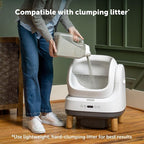 PetSafe ScoopFree OpenSky Automatic Self-Cleaning Cat Litter Box - Hands-Free Cleaning - Odor Control Litter System - App Controlled with Health Monitoring - Multi-Cat Compatible