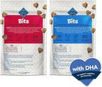 Blue Buffalo Bits Soft Dog Treats for Training, Made With Natural Ingredients & Enhanced with DHA, Chicken & Beef 19-oz Variety Pack, 2 ct