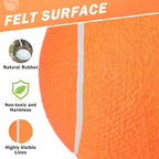 SCENEREAL Giant Tennis Ball for Dogs 2 Pack,Upgraded Thicken 9.5" Large Tennis Balls for Dogs,Halloween Dog Toys Birthday Gift, Inflatable Interactive Ball for Large Medium Big Dog,Durable Toy