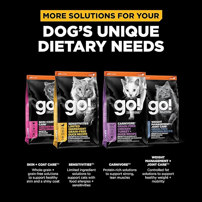 Go! Solutions Digestion + Gut Health, Dry Cat Food, Salmon Recipe with Ancient Grains, 16 lb Bag