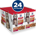 Hill's Science Diet Adult 1-6, Adult 1-6 Premium Nutrition, Wet Cat Food, Turkey Casserole Stew, 2.8 oz Pouch, Case of 24