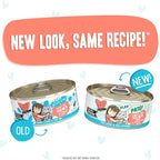 Weruva B.F.F. Play - Best Feline Friend Paté Lovers, Aw Yeah!, Salmon & Tuna Tuck Me in with Salmon & Tuna, 5.5oz Can (Pack of 8)