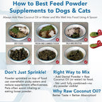 Dental Powder for Dogs - Plaque Control & Tartar Remover, Breath Freshener with Probiotics, Vitamins & Natural Extracts - Perio Support Powder for Dogs, 2.82 oz (80g)