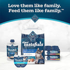 Blue Buffalo Tastefuls Flaked Wet Cat Food, Made with Natural Ingredients, Salmon, 3-oz Cans (24 Count)