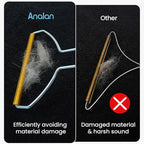 3 in 1 Analan Cat Brush Pet Hair Remover for Dog & Cat, Self-Cleaning Slicker Brush for Pet Grooming, Perfect Pet Hair Removal Tool for Furniture Carpets Couches and Bedding (Sky Blue)